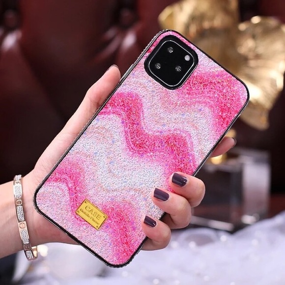Iphone 11 Pro Max Wave Diamond Case - Picture 2 of 5